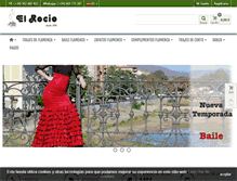 Tablet Screenshot of elrocio.es